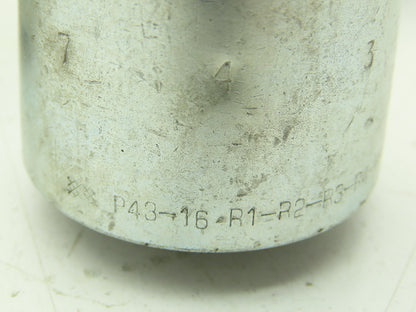 Parker P43-16 Hydraulic Crimp Fitting 1" Hose ID x 1"-16 NPSM Swivel  Lot of 6