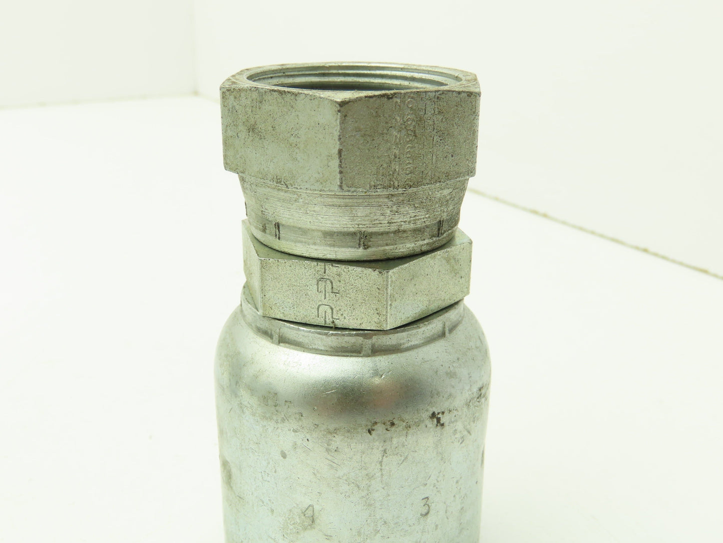 Parker P43-16 Hydraulic Crimp Fitting 1" Hose ID x 1"-16 NPSM Swivel  Lot of 6