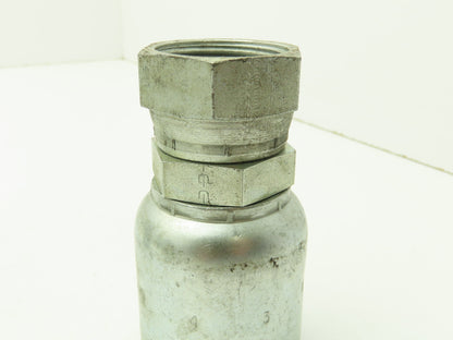 Parker P43-16 Hydraulic Crimp Fitting 1" Hose ID x 1"-16 NPSM Swivel  Lot of 6