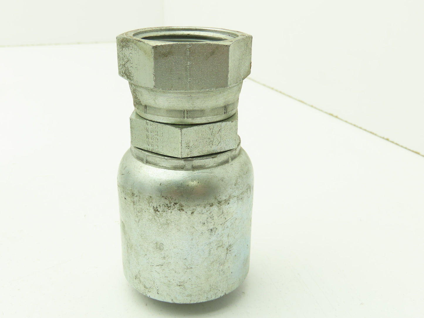 Parker P43-16 Hydraulic Crimp Fitting 1" Hose ID x 1"-16 NPSM Swivel  Lot of 6