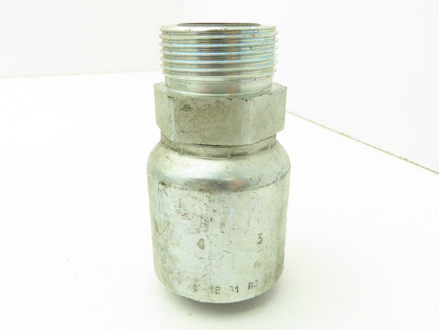 Parker P43-16 Hydraulic Crimp Fitting 1" Hose x 1"-16 SAE Male O-Ring  Lot of 6