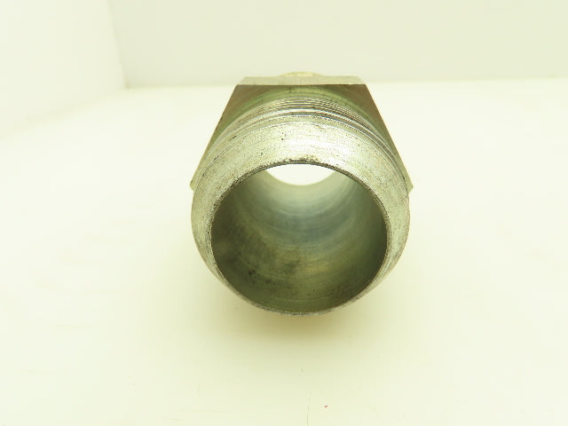 Parker 24 FTX-S Male Adapter Fitting 1-1/2-24 JIC x 1-1/2 NPT Male   Lot of 4