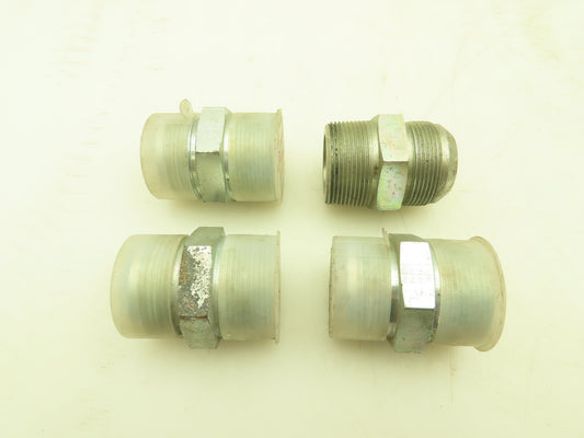 Parker 24 FTX-S Male Adapter Fitting 1-1/2-24 JIC x 1-1/2 NPT Male   Lot of 4