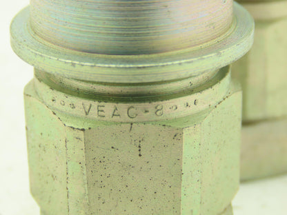 Snap-Tite VEAC8-8F Hydraulic Quick Disconnect Hose Coupling 1/2" FNPT  Lot of 2