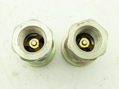 Snap-Tite VEAC8-8F Hydraulic Quick Disconnect Hose Coupling 1/2" FNPT  Lot of 2