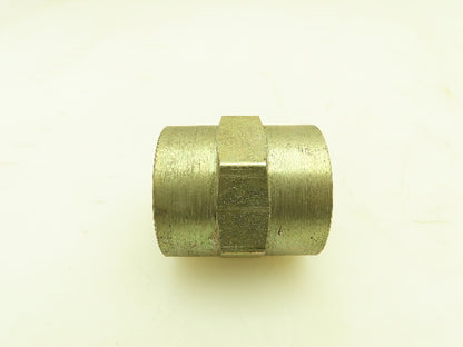 Parker 3/4 GG-S Steel Pipe Coupling Adapter Fitting 3/4"x 3/4" FNPT  Lot of 7