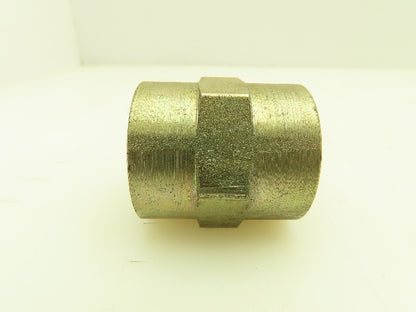Parker 3/4 GG-S Steel Pipe Coupling Adapter Fitting 3/4"x 3/4" FNPT  Lot of 7
