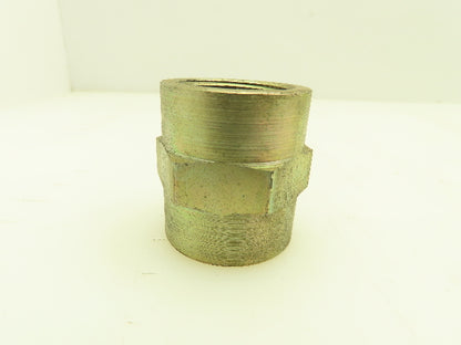 Parker 3/4 GG-S Steel Pipe Coupling Adapter Fitting 3/4"x 3/4" FNPT  Lot of 7