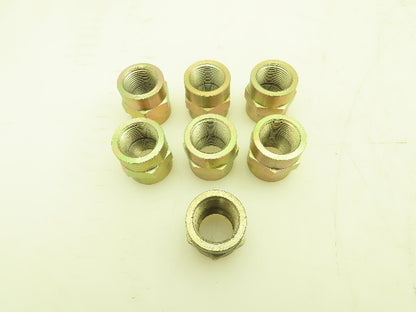 Parker 3/4 GG-S Steel Pipe Coupling Adapter Fitting 3/4"x 3/4" FNPT  Lot of 7