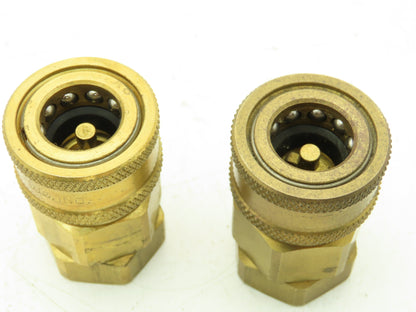 Snap-Tite BVHC-8 Hydraulic Quick Disconnect Hose Coupler 1/2" FNPT  Lot of 2