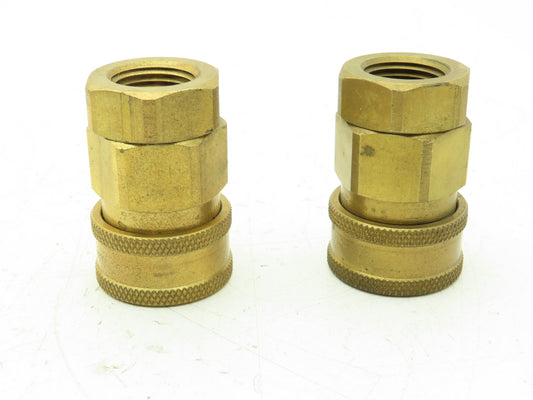 Snap-Tite BVHC-8 Hydraulic Quick Disconnect Hose Coupler 1/2" FNPT  Lot of 2
