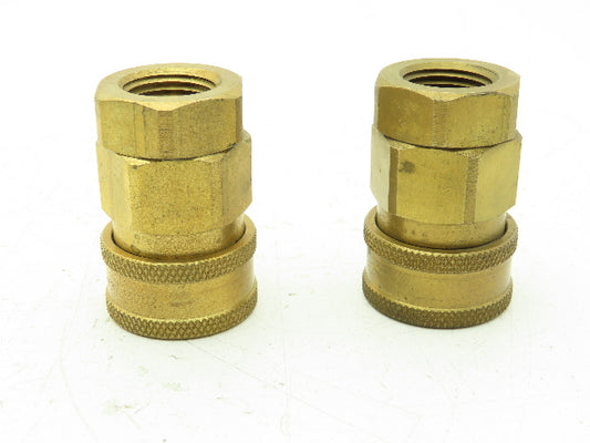 Snap-Tite BVHC-8 Hydraulic Quick Disconnect Hose Coupler 1/2" FNPT  Lot of 2