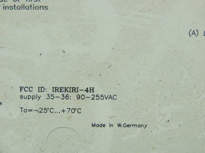 Pepperl Fuchs IREKIRI-4H Microlog System Control System Data Logger