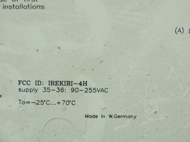 Pepperl Fuchs IREKIRI-4H Microlog System Control System Data Logger