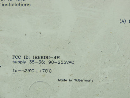 Pepperl Fuchs IREKIRI-4H Microlog System Control System Data Logger