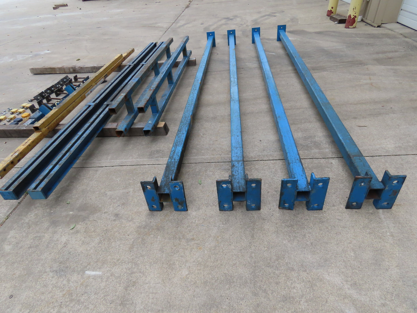 Gorbel 1/4 Ton 500 Lb Free Standing Workstation Bridge Crane 8' Span 7' Runway
