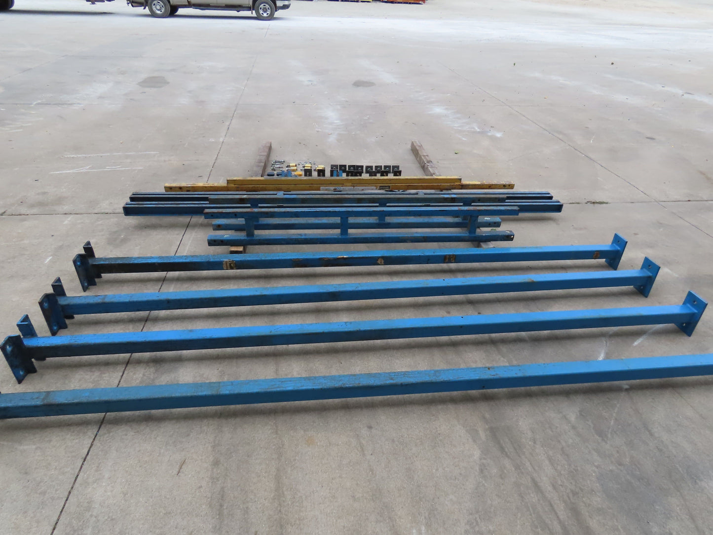 Gorbel 1/4 Ton 500 Lb Free Standing Workstation Bridge Crane 8' Span 7' Runway