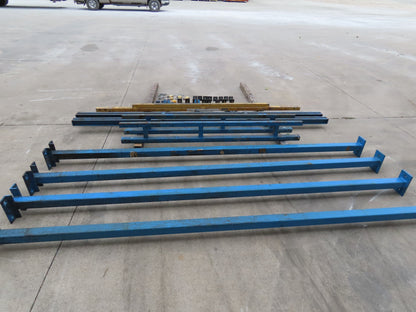 Gorbel 1/4 Ton 500 Lb Free Standing Workstation Bridge Crane 8' Span 7' Runway
