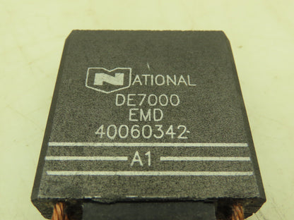 National EMD 40060342 Traction Motor Carbon TM Brush 3-Wafer DE7000  Lot of 4