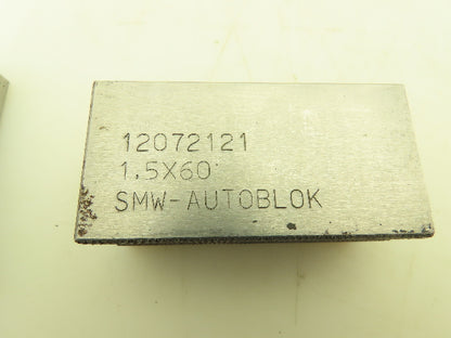 SMW Autoblock 12072121 Metric Serrated Soft Top Chuck Jaws 1.5x 60°   Lot of 3