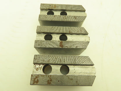 SMW Autoblock 12072121 Metric Serrated Soft Top Chuck Jaws 1.5x 60°   Lot of 3
