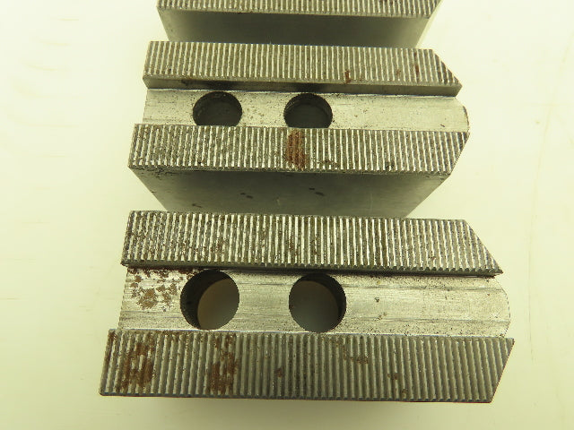 SMW Autoblock 12072121 Metric Serrated Soft Top Chuck Jaws 1.5x 60°   Lot of 3