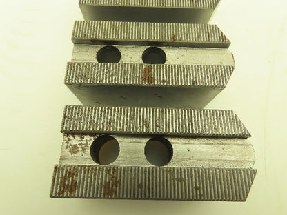 SMW Autoblock 12072121 Metric Serrated Soft Top Chuck Jaws 1.5x 60°   Lot of 3