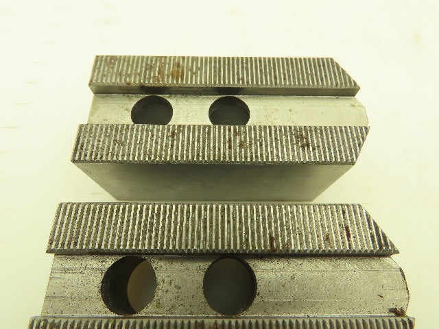 SMW Autoblock 12072121 Metric Serrated Soft Top Chuck Jaws 1.5x 60°   Lot of 3