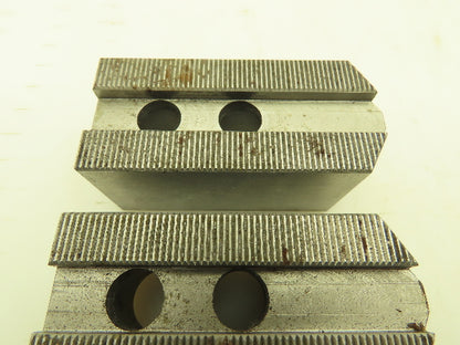 SMW Autoblock 12072121 Metric Serrated Soft Top Chuck Jaws 1.5x 60°   Lot of 3