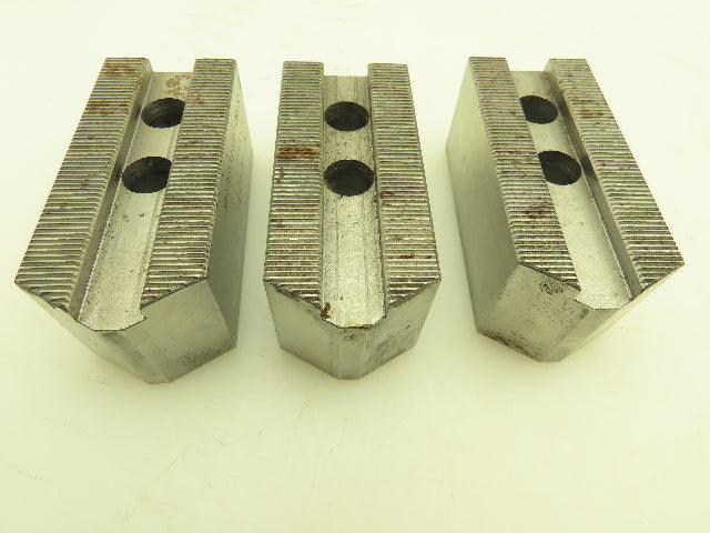SMW Autoblock 12072121 Metric Serrated Soft Top Chuck Jaws 1.5x 60°   Lot of 3