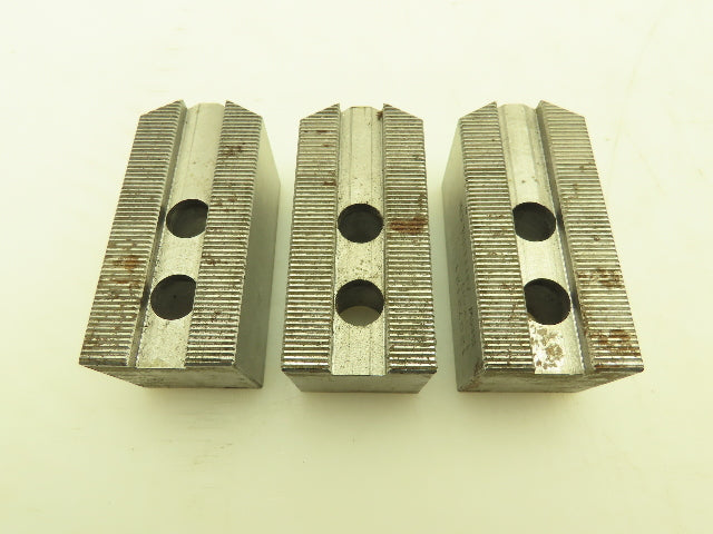 SMW Autoblock 12072121 Metric Serrated Soft Top Chuck Jaws 1.5x 60°   Lot of 3