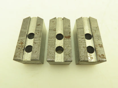 SMW Autoblock 12072121 Metric Serrated Soft Top Chuck Jaws 1.5x 60°   Lot of 3