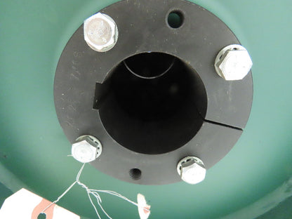 12"x 38" Crowned Steel Drum Roller Conveyor Drive Pulley QD Hub 2-7/16" Bore