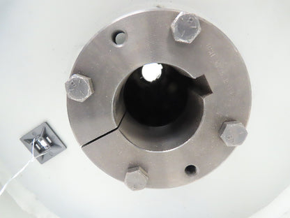 12"x 20" Steel Drum Roller Conveyor Drive Pulley QD Hub 2-3/16" Bore