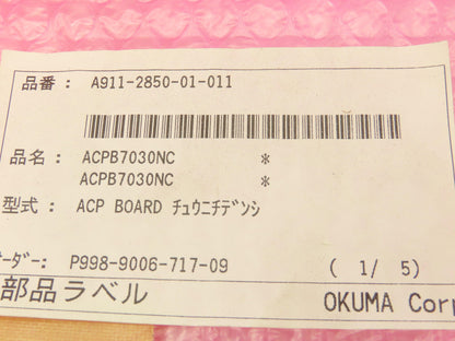 Okuma E0241-04T-036 ACP Board A911-2850