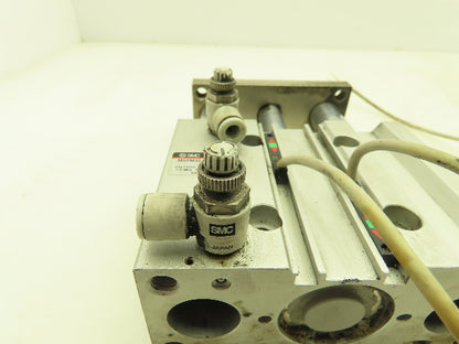 SMC MGPM32-50-Y7BWV Guide Cylinder Pneumatic Actuator Push Plate 50mm Stroke