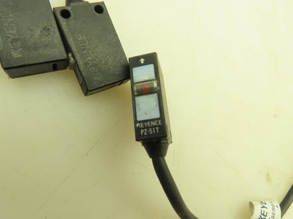 Keyence PZ-51T Photoelectric Sensor Transmitter PZ Series 12-24VDC   Lot of 10