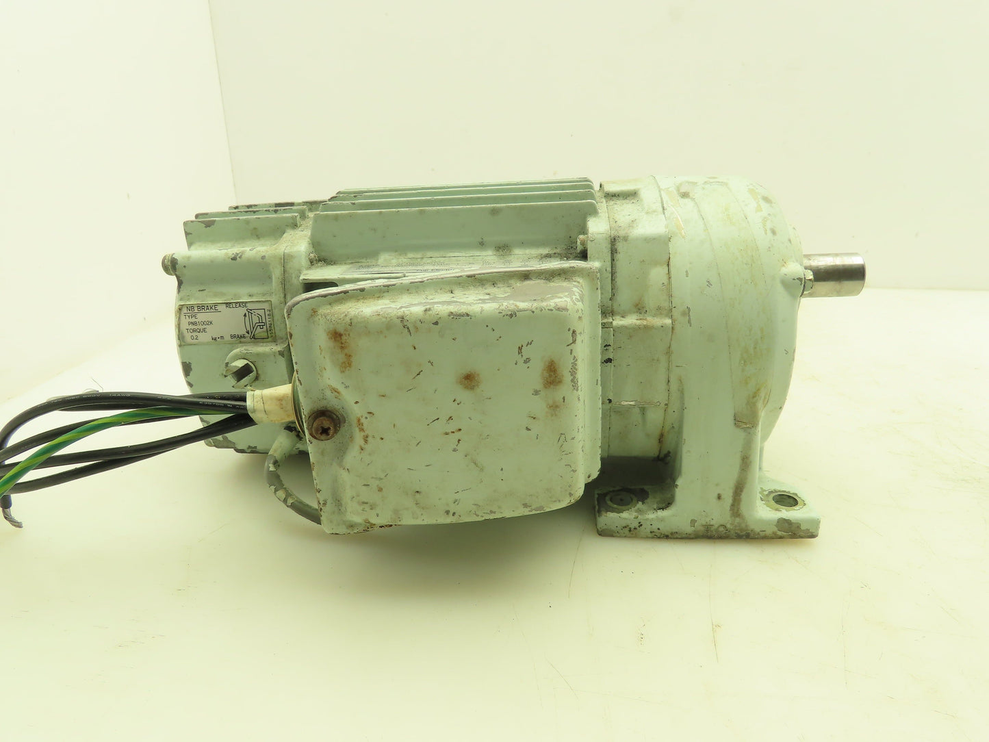 Fuji Electric MGC14A002S030G Parallel Shaft Gearmotor 30:1 200W 220V Brake Motor
