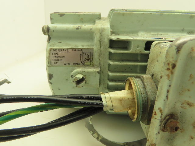 Fuji Electric MGC14A002S030G Parallel Shaft Gearmotor 30:1 200W 220V Brake Motor