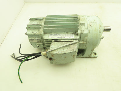 Fuji Electric MGC14A002S030G Parallel Shaft Gearmotor 30:1 200W 220V Brake Motor