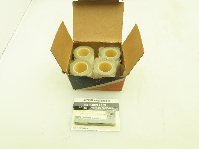 Thomas & Betts WPR-125C E-Z-Coder Wire Marker Roll Cartridge Ribbon Lot of 4