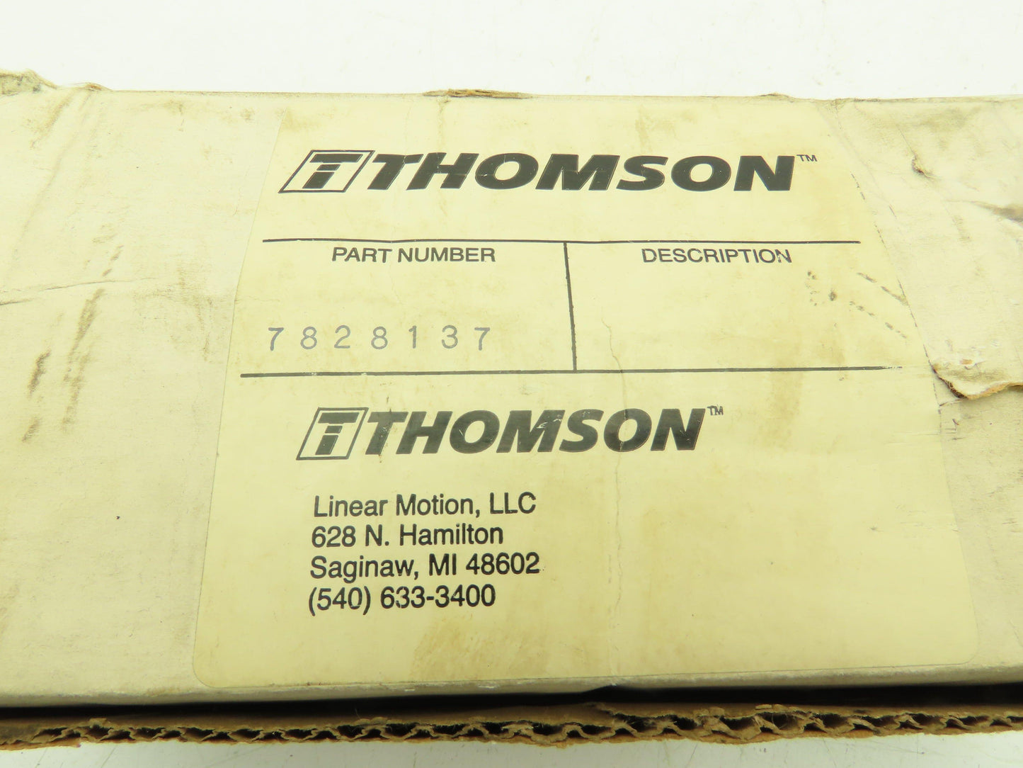 Thomson 7828137 Ball Spline-Outer Race Only 2.5"