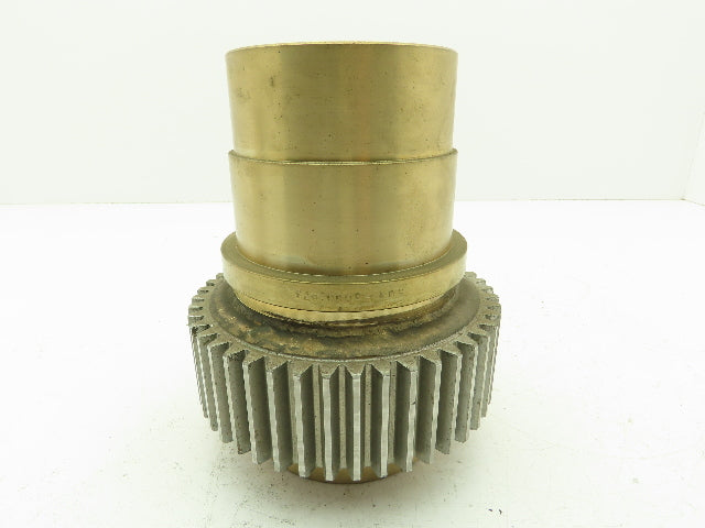 Bourn & Koch SUN 30001873 Brass Table Feed Screw Nut 45 Tooth Gear Hub
