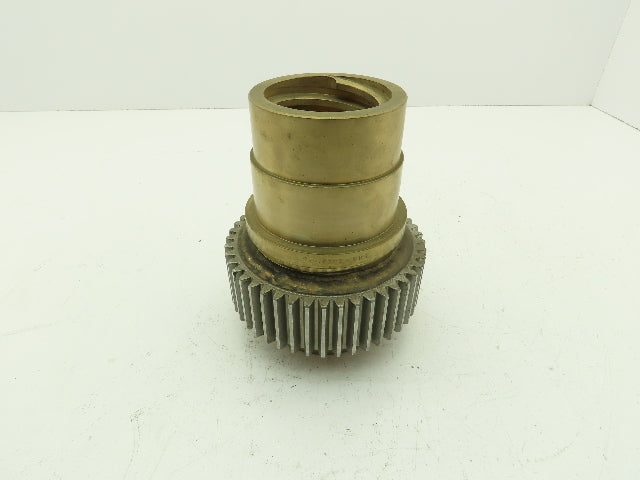 Bourn & Koch SUN 30001873 Brass Table Feed Screw Nut 45 Tooth Gear Hub