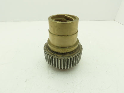 Bourn & Koch SUN 30001873 Brass Table Feed Screw Nut 45 Tooth Gear Hub