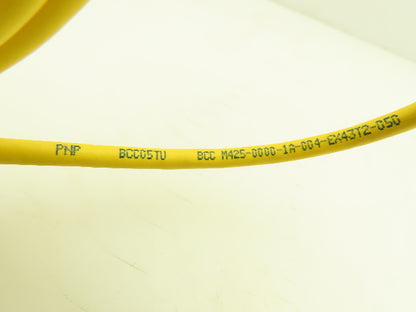Balluff BCC05TU Cordset BCC M425-0000-1A-004-EX43T2-050 5m Long 90 End Lot of 4