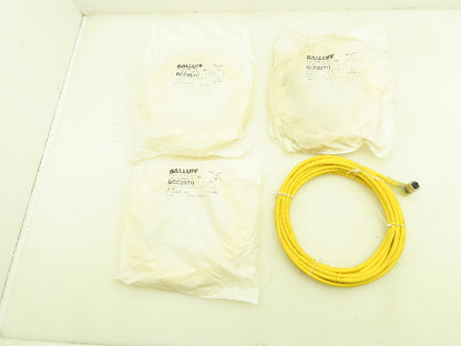 Balluff BCC05TU Cordset BCC M425-0000-1A-004-EX43T2-050 5m Long 90 End Lot of 4