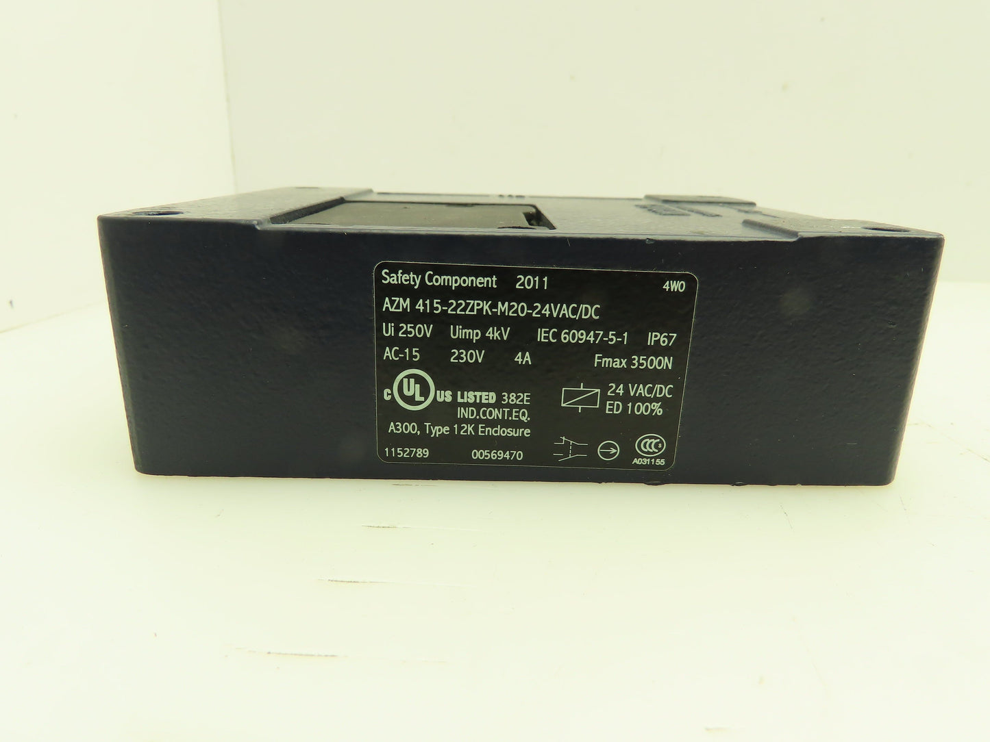 Schmersal AZM 415-22ZPK-M20-24VAC/DC Safety Interlock Switch 230VAC 24V AC/DC