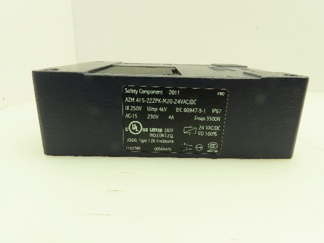 Schmersal AZM 415-22ZPK-M20-24VAC/DC Safety Interlock Switch 230VAC 24V AC/DC