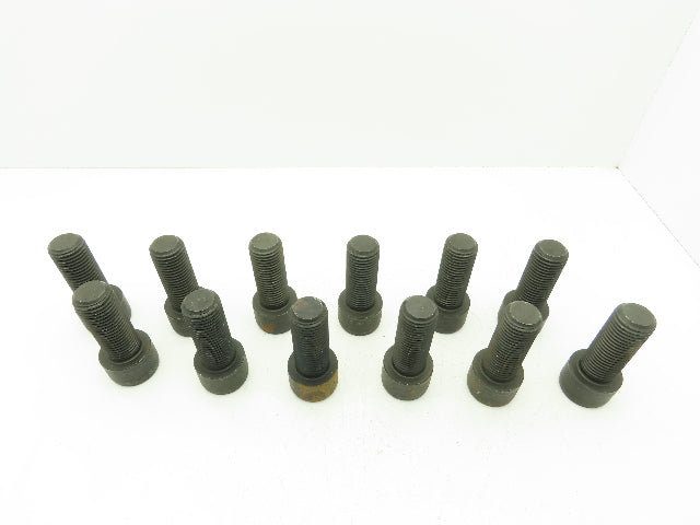 1-1/2"-6 x 4" UNC Socket Head Cap Screw Black Oxide Coarse Thread   Lot of 12